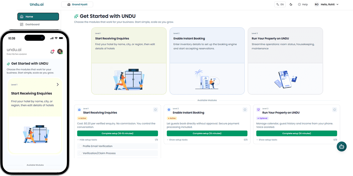 Undu for Accommodations